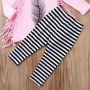 Children's Spring And Autumn Leisure Suit Children's Fringed T-shirt Zebra Pattern Pants Suit
