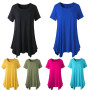 hot sale custom logo korean fashion loose clothes womens solid colors order summer one piece adult woman ladies dress undershirt