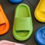 Conyson New Arrival Summer Non-Slip Bulk Slippers Soft Bottoming Thick Home PVC Unisex Slippers Beach Sandals Kids Solid Color