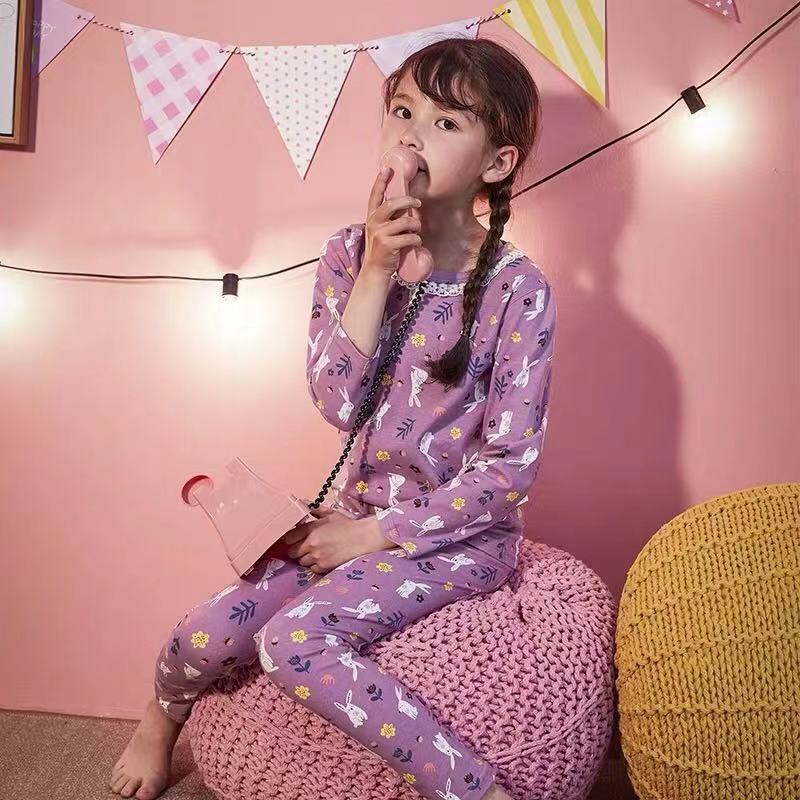 Kids pajamas set long sleeve pajamas kids winter night pajamas for kids