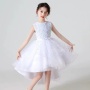 Conyson RTS Summer Sleeveless 3-8 Years Baby Girls Train Dresses 4 Colors Wedding Party Children Clothes Birthday Clothing