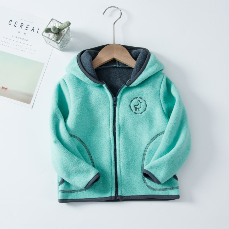 Conyson hot sale autumn kids fashion polar fleece designer clothes fall warm casual children clothing wholesale boy girl jacket