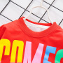 Conyson rts fashion autumn Boy kids boutique letters printing suits Baby Sports Tracksuits Clothing cotton Casual wholesale Suit