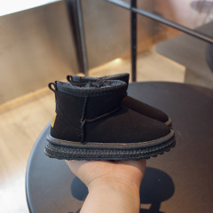 Conyson wholesale rts infant kids korean fashion designer toddler child solid velvet shoes winter Newborn baby girl Martin boots
