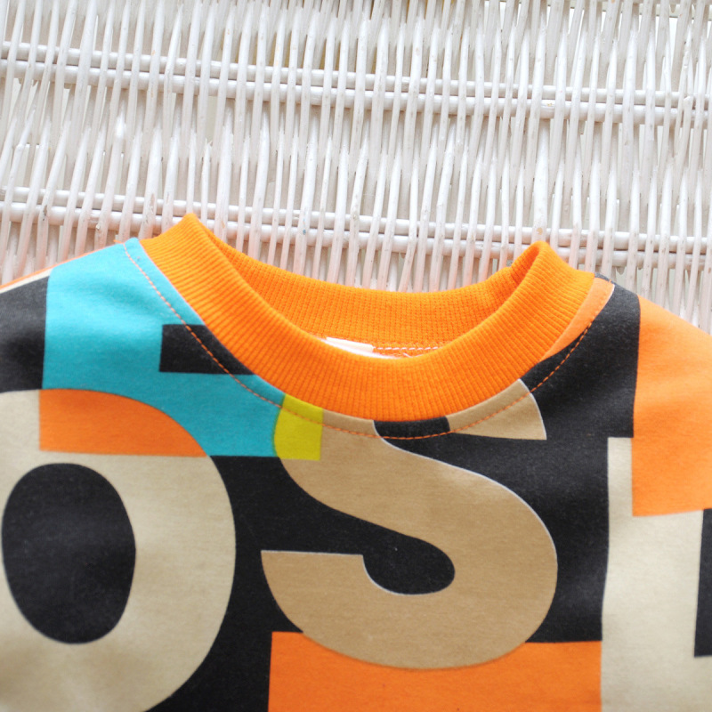 Manufacturers Selling Cartoons Casual Sweater Suit Sports Tracksuits Kids Boy Clothing Sets For Boys