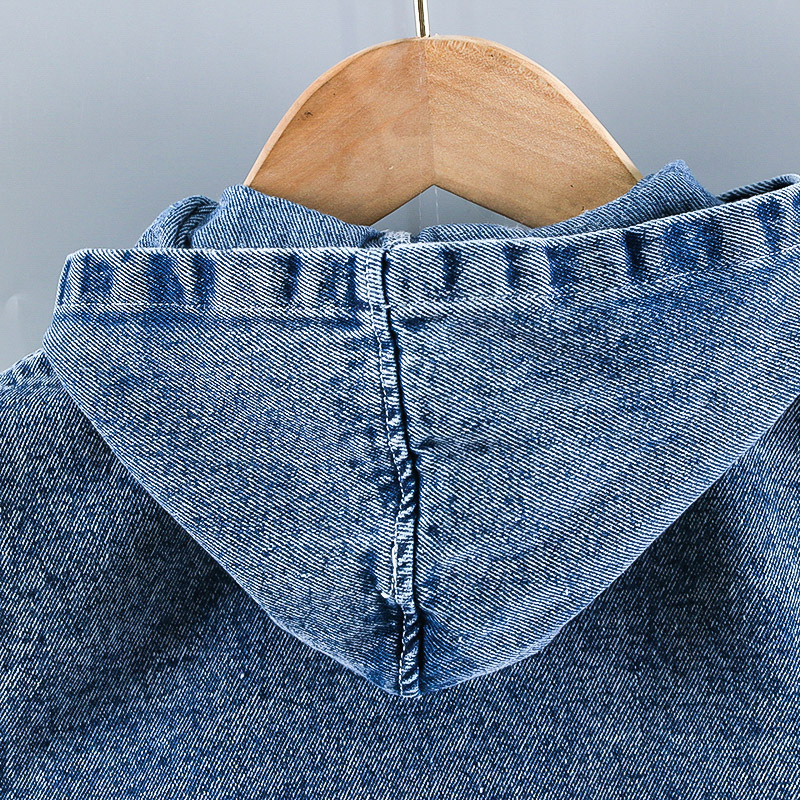 Conyson hot sale fashion autumn Boy kids boutique designers denim baby suit wholesale Clothing cotton hoodie 3-piece clothes set