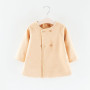 Conyson Wholesale Winter High Quality Elegant Kids Clothing Button Boutique New Designer Baby Girls Long Coat Kids