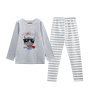 Conyson Wholesale Cotton Casual Long Sleeves Animals Printing Knitted 2Pcs Infant and Toddler Pajamas For Boys