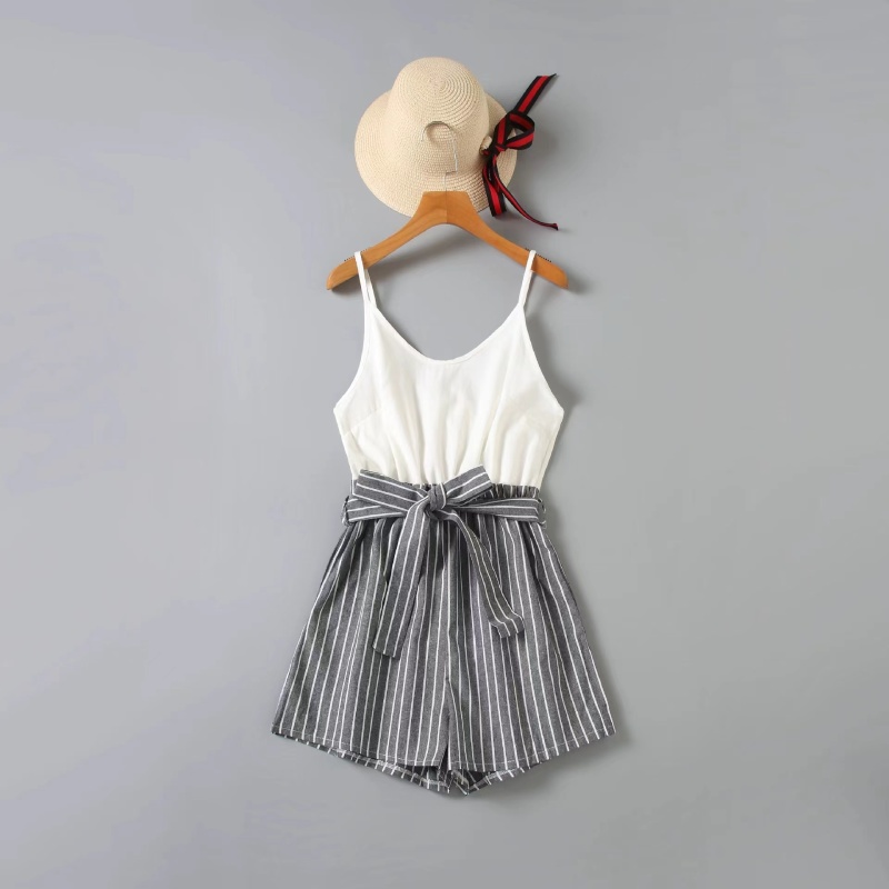 Conyson Wholesale Spring Summer Knitting Polyester Parent Child Clothing High Quality Organic Family Matching White Clothes