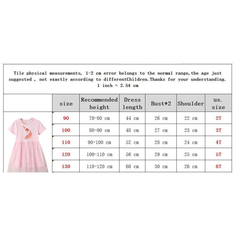 Children Fancy Unicorn Dress Princess Birthday Costume Kids Christmas Carnival Dresses for Girls Cosplay Clothing Robes Filles