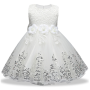 Conyson Latest Custom Kids Girl Dresses Summer sleeveless Girl Princess Wedding Dress Girl Party Wears Clothing Dress