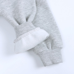Conyson Wholesale Private Label Sweat Casual Custom Unisex Cotton Long Sleeve High Quality Sport T-shirt Solid Color Kids Shirt