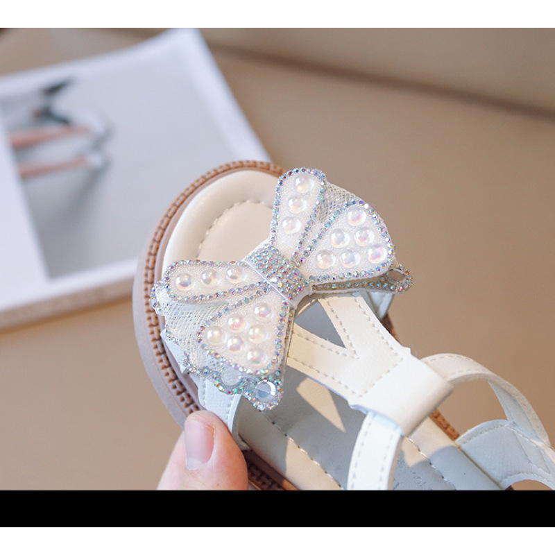 Conyson rts hot sale 3-7years summer baby soft princess shoes Korean fashion design toddler kids girl Non-slip walking sandals