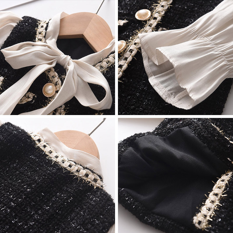 Conyson Hot Sell Girls Birthday Party Wedding Long Sleeve Black Vintage Fairy Frocks Kids Autumn Princess Elsa Dress