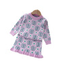 Lovely Knitted Geometric Oneck Sweater Skirt Two Piece Baby Girl Suit Long Sleeve Pullover Top Ruffles Mini Skirts Sets