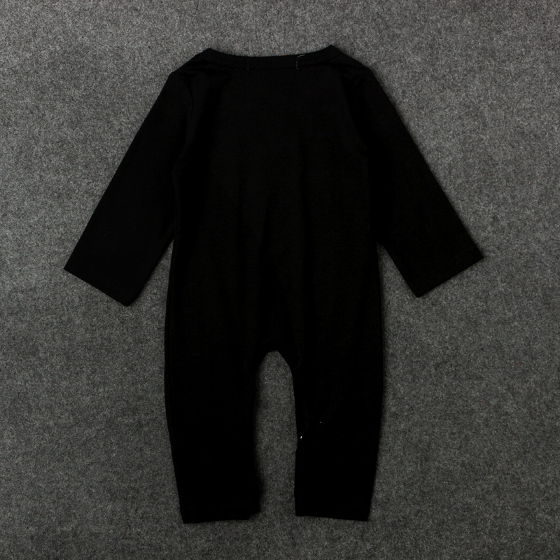 Newborn Baby Children Halloween Jumpsuits Bones Skeletons Printing Long Sleeve Romper Party Playsuit Cute Infant Clothing