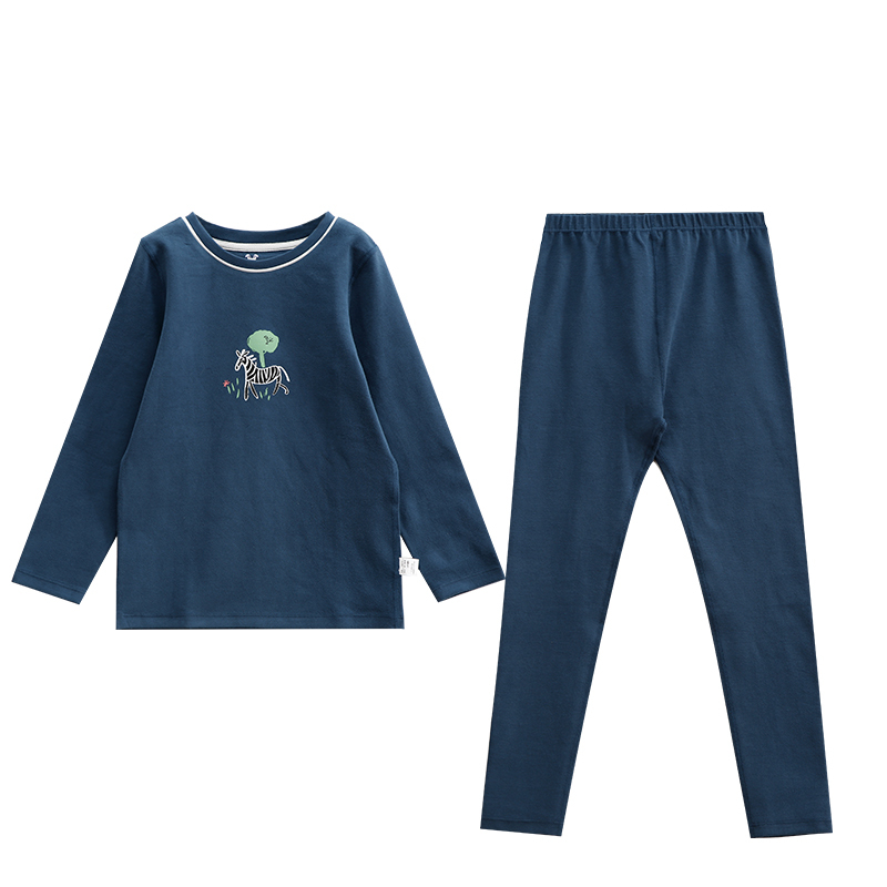 Conyson Hot Sale Winter Long Sleeve Kids Animals Tales Printing Boys 2Pcs Child Sleepwear Set Pajamas for Boys