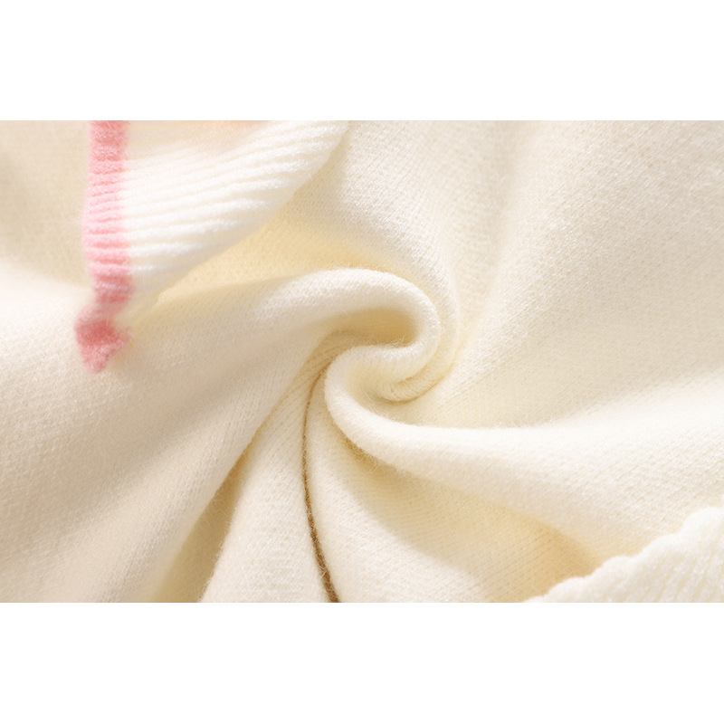 Latest Winter Baby Girl Clothing Knitted Bow Sweater Pleated Half Skirts Two Pieces Suits Casual Lovely Sweet Dress Sets