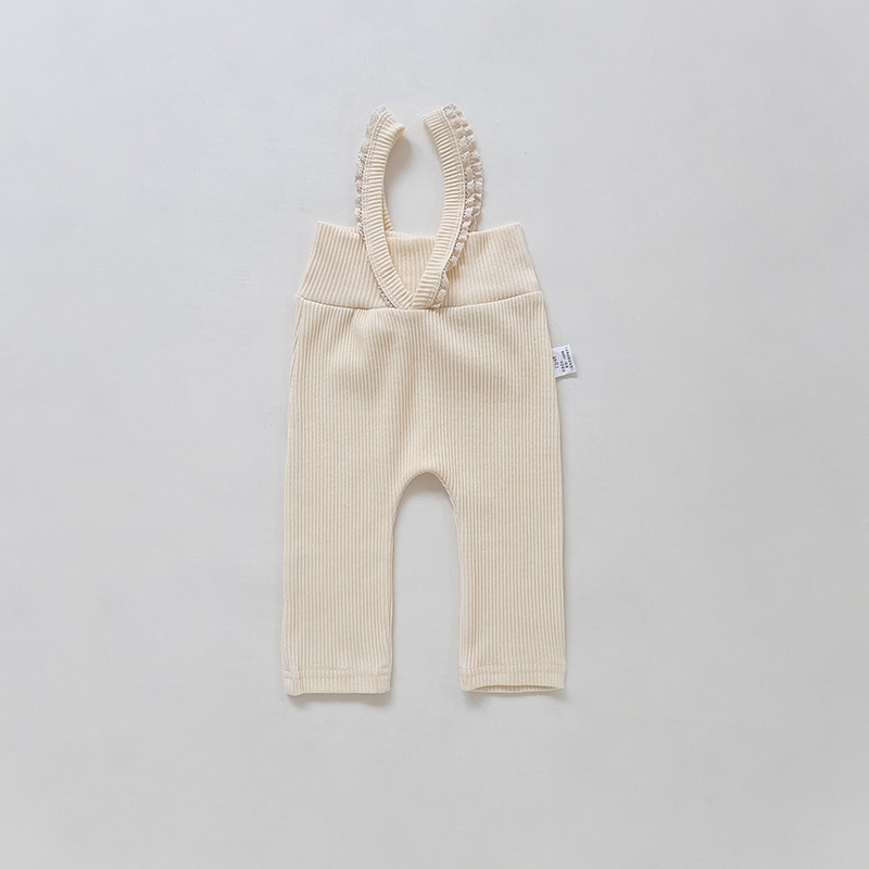 Conyson New Baby Korean Clothes Cotton Cute Pleated Ruffle Collar Long-Sleeved T-shirt Girl Sweet Princess Slim Legging Baby Set