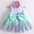 Purple with green