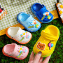Conyson Summer New Baby Hole Shoes Children Non -slip Soft Floor Old Boys Girls Beach Sandals 1-5Y Unisex Slippers