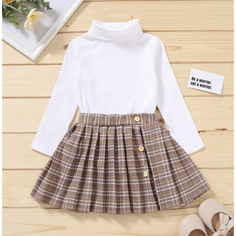 Conyson Casual Two Piece Outfit autumn Baby clothes Set Girls long Sleeve Cotton baby Kids Printed Shorts Two-piece clothing Set
