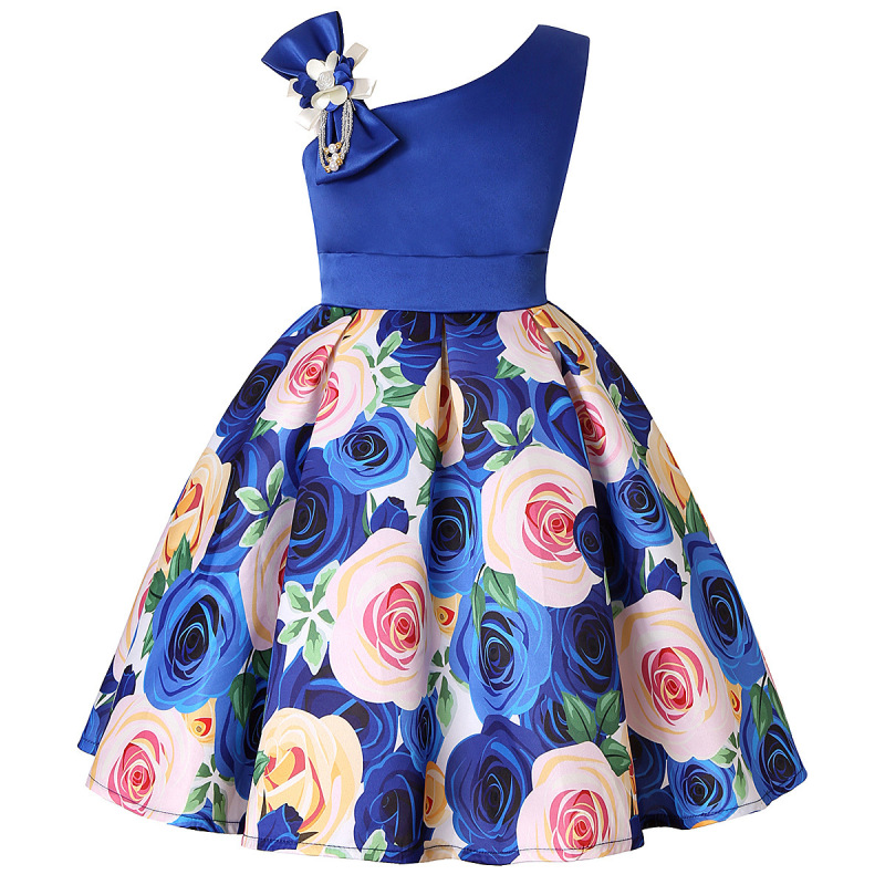Wholesale Girl's Birthday Dresses Child's Party Princess Flower Wedding Formal Bridesmaid's Day Dresses