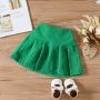 Conyson Wholesale summer toddler 2-7y Girl Newborn Clothes Suit Solid Color Sleeveless Top Pleated Skirt Two-Piece Girl Set