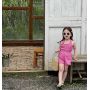 Conyson Summer Stripe Little Girls Outfits T-shirt Shorts Two Pieces Kids Clothing Set Soft Cotton Children Tracksuits