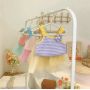 Summer Girls Baby Candy Colored Sling Sets Striped Flowers Ruffles Tops Petal Pants Sweet Lovely Two Pieces Suits