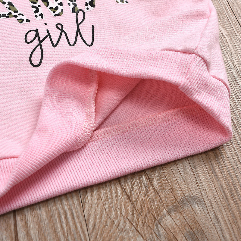 Infant Clothing 2017 Autumn Winter Baby Girls Clothes T-shirt+leopard Printpants 2pcs Outfit Suit Baby Girls Clothing Set