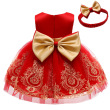 Red with gold