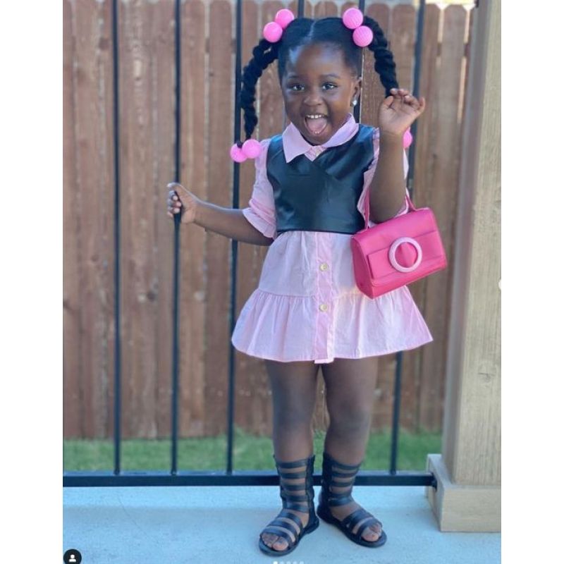 Colete de couro PU rosa com mangas compridas e babados para bebês meninas, estilo primavera, da Conyson Wholesale.