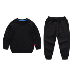 Custom Made Logo Kids Boutique Tracksuits Kids Boys 2pcs toddler jogger Clothing Set