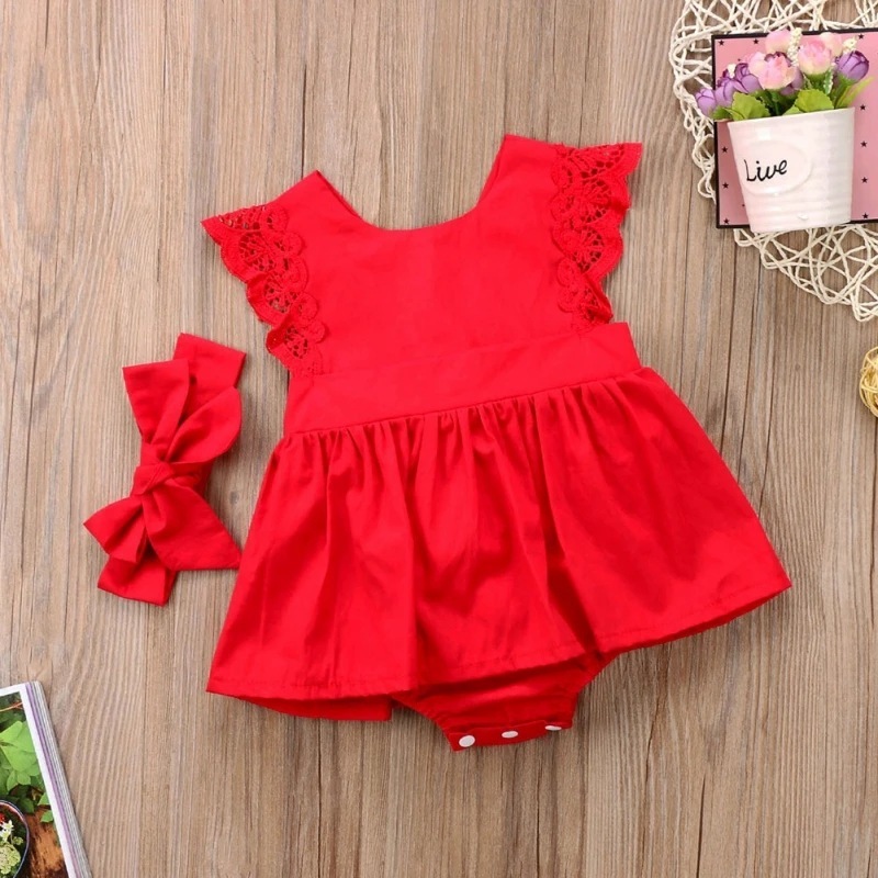 High Quality Korean Boutique Infant Gown Spandex Cotton Long Sleeve Rompers Clothes For Baby