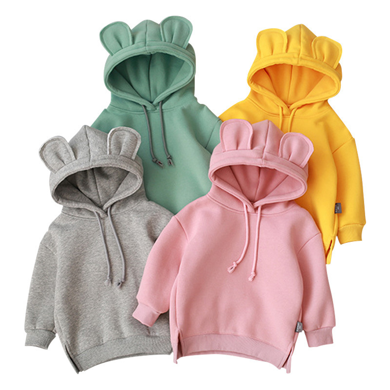 Toddler Baby Kids Boy Girl Kids Hoodies Cute Baby Sweatshirt Boy Custom Logo Little Children Outfit Toddler Baby Girls Hoodies