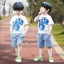 New Design Kids Hot Sale Brand Boys Clothing Children Summer Boys Clothes Cartoon Kids Boy Clothing Set T-shit+pants