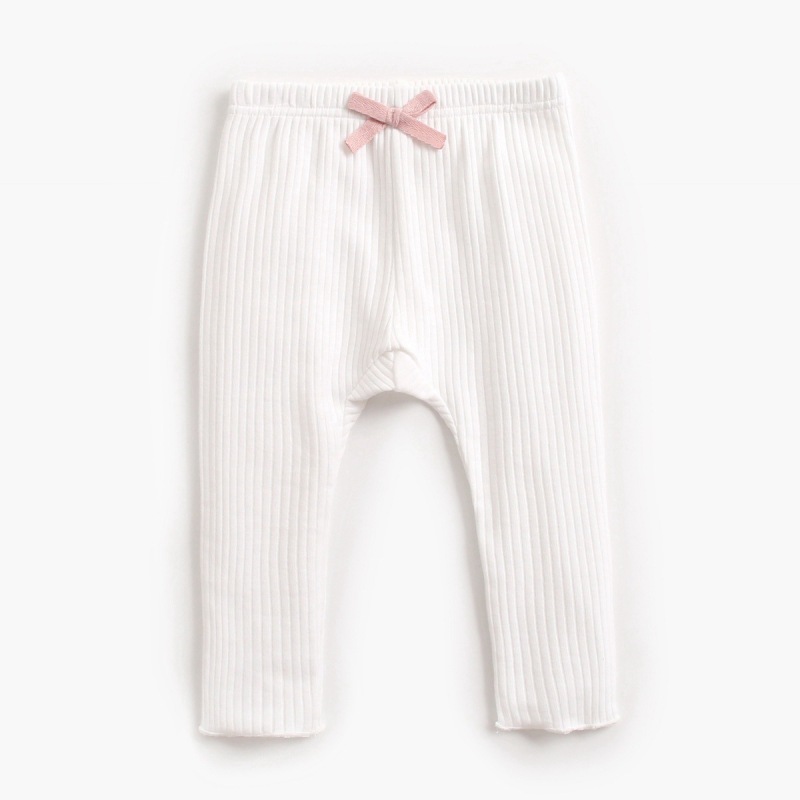 New Korean Version Girls' Leggings Baby Clothing  Printing Bow Kids Legging Winter