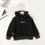 Conyson Baby Kids Boys Girls Clothes Hooded Letter Hello Solid Plain Hoodie Children Pullover Tops Custom Casual Kids Hoodies