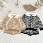 Conyson New Autumn Winter Girl Knitting Sweater Set 2pcs Infant Baby Sweater Suit Warm Girls and Boys Clothing Newborn Outfits