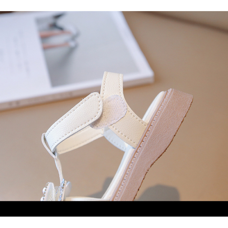 Conyson rts hot sale 3-7years summer baby soft princess shoes Korean fashion design toddler kids girl Non-slip walking sandals