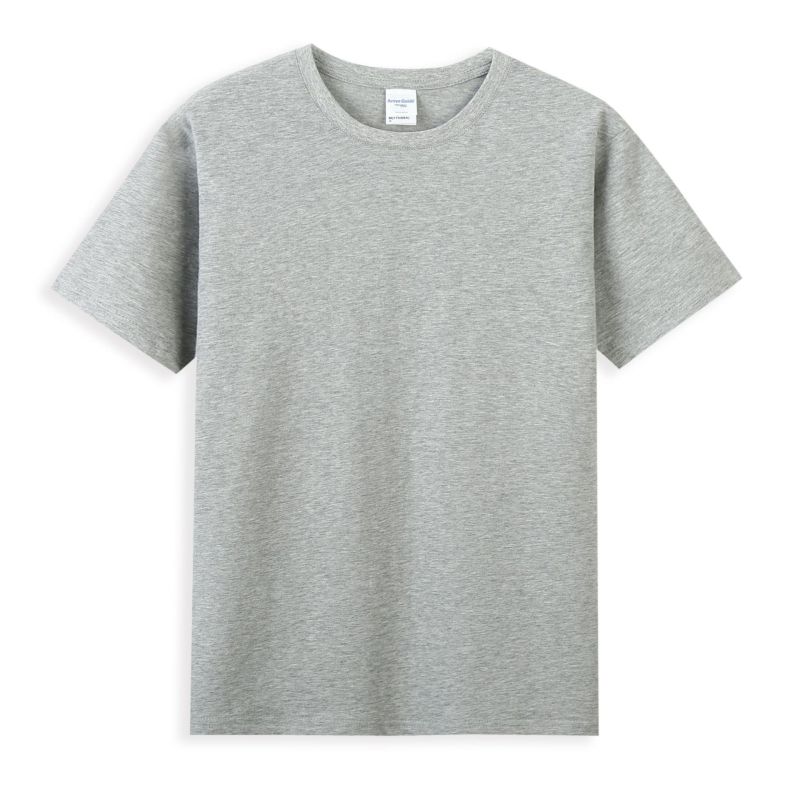 high quality Cheap Promotional Plus Size Men's T-shirts plain Custom Logo Printed Cotton Polyester t shirts
