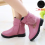 Conyson wholesale winter Korean design size 21-36 child PU Leather boot baby kid boy girl snow clothing Martin boots shoes