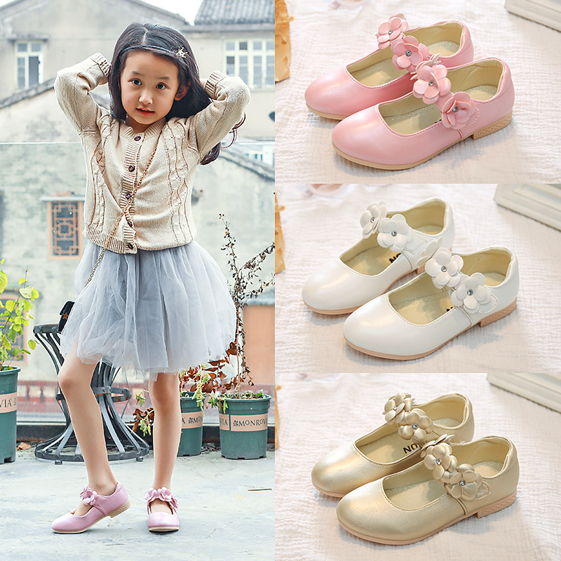 Conyson Wholesale Discount Kids Baby Girls Dress Shoes Summer New Designer Soft Microfiber Leather Bowknot Little Girls Shoes