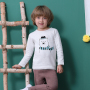 Factory Supply Breathable Long Sleeve Cartoon Teen Boy Boutique Pajamas Kids Sleepwear Set