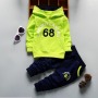 Conyson Baby Birthday suit Boys Tracksuits Kids Brand Sport Suits Hoodies Top +Pants 2pcs Set