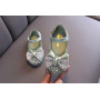 Conyson New Children Shoes Pearl Rhinestones Shining Kids Princess Shoes Baby Girls Shoes For Party and Wedding