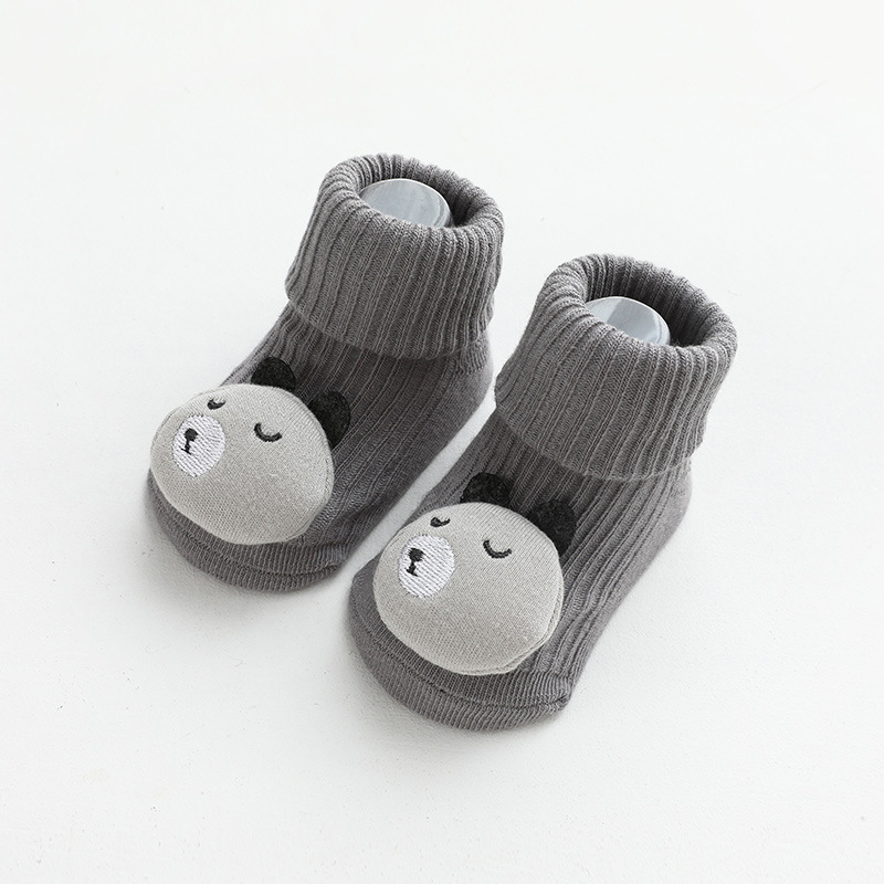 Conyson Winter Cute Cartoon Accessories Baby Stocking Cotton Household Warm Knitted Baby Socks Toddler Loose Children Socks