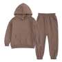Conyson wholesale Casual Outdoor Kids designer clothes Suit Customize logo made Boys Girls 2Pcs Unisex children clothing Sets