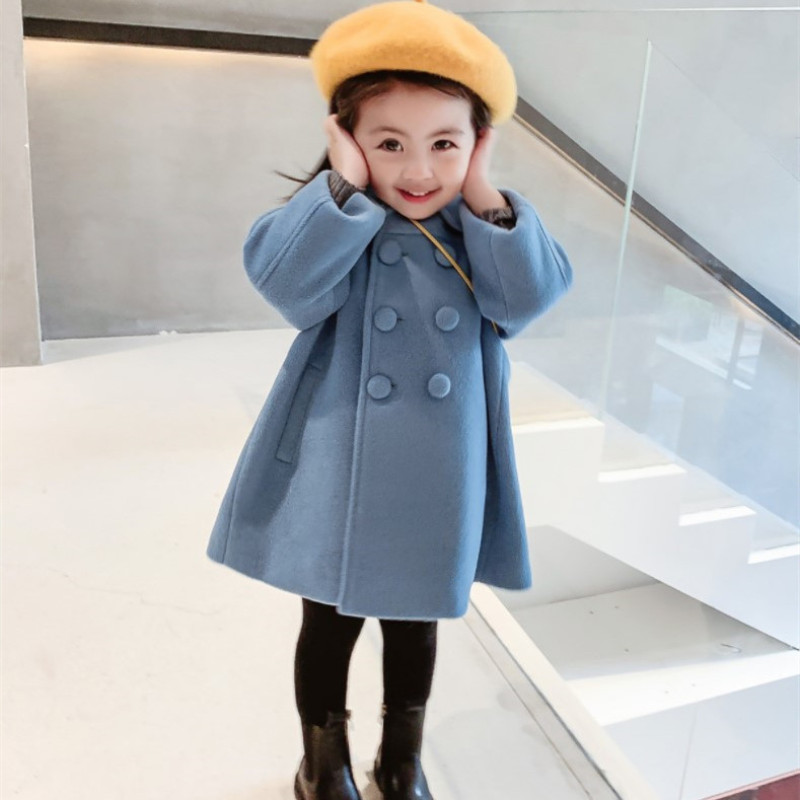Conyson Children Coat Kids Clothing Outfit England Style Winter Clothes Jacket Baby Girl Windproof Long Winter Coat